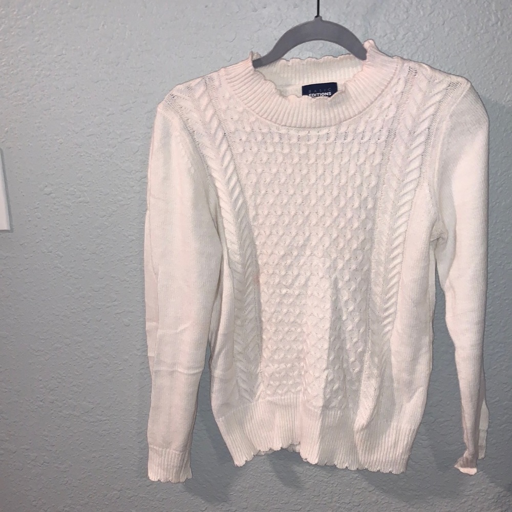 White sweater